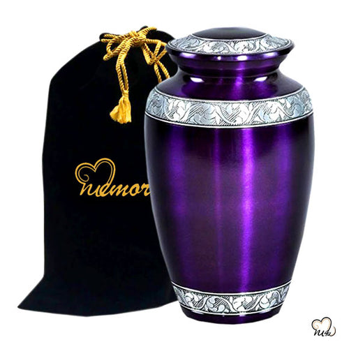 Mulberry Alloy Cremation Urn, Alloy Urns - Memorials4u