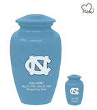 University of North Carolina Tar Heels College Cremation Urn - Light Blue - Memorials4u