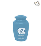 University of North Carolina Tar Heels College Cremation Urn - Light Blue - Memorials4u