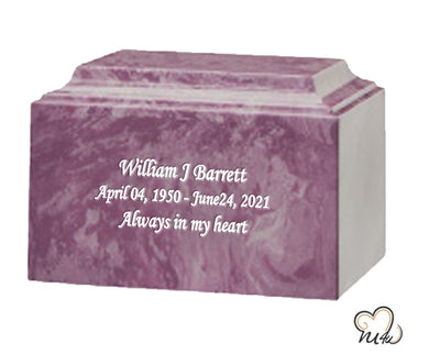 Purple Cultured Marble Urn - Memorials4u