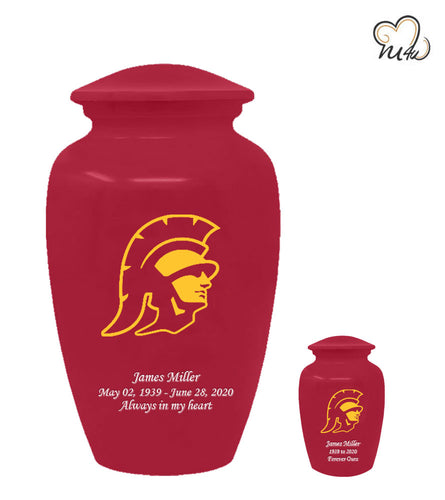 University of Southern California Trojans Football Memorial Cremation Urn - Memorials4u