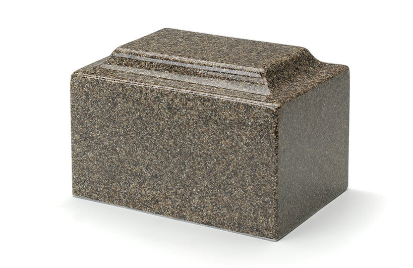 Kodiak Brown Cultured Granite Premium Cremation Urn