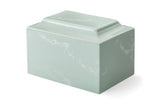 Seafoam Green Cultured Marble Premium Cremation Urn