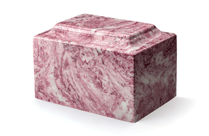 Wild Rose Cultured Marble Premium Cremation Urn